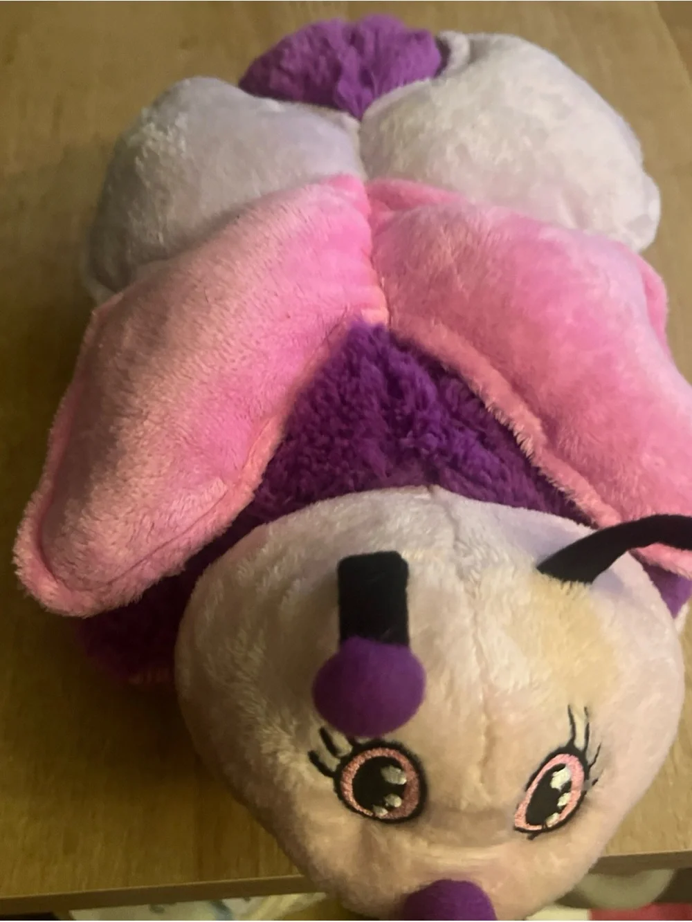 Pillow Pets Pee-Wees Fluttery Butterfly Soft Plush Toy Stuffed Pink 2011  11”